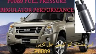 How to fix P0089 issue d max less engine power and dancing 😂model 2007 engine 4jj1 3.0 TD