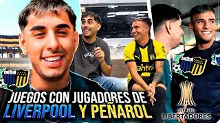Grabamos con futbolistas de Peñarol y Liverpool para CONMEBOL LIBERTADORES