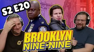 British Guys HILARIOUS Brooklyn Nine-Nine Reaction - S2 E20 (AC/DC)