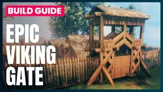 Epic Viking Gate House - Valheim Top Tip/Build Guide - Let's Build - Easy Tutorial