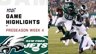 Eagles vs. Jets Preseason Week 4 Highlights | NFL 2019