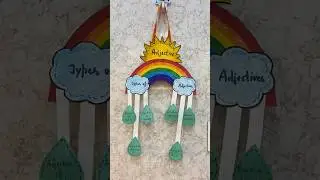 Adjective 3d craft model|| English Grammer school project|| little sunshine