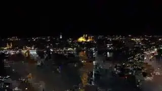 Roof top - Marmara Pera Hotel overlooking Istanbul, Turkey