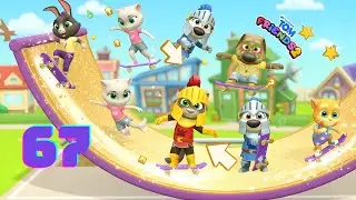 Everyone Copies Ginger&rsquo;s &ldquo;67&rdquo; Skate Run 😱🛹 | My Talking Tom Friends 2 Gameplay 2026