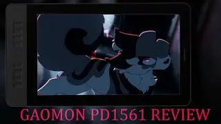 Gaomon PD1561 REVIEW / Ghost Animation Meme Speedpaint