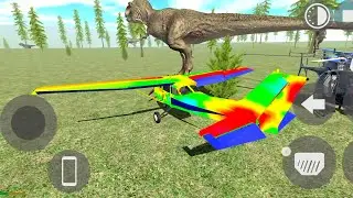 Indian Bikes driving 3D All DINOSAUR attack my New RGB Aroplane 