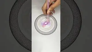 Soothing Spirograph Art | Calming ASMR Drawing for Stress Relief! #shorts #spirograph #asmr #art