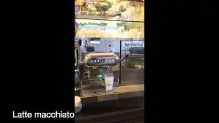 Latte macchiato at Le Mas Candille