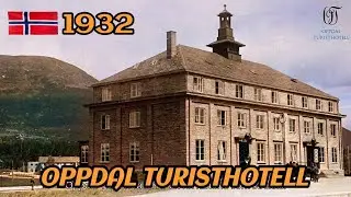 Oppdal Turisthotell anno 1932 i farger #colorized #historie #norway