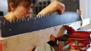 Restoring a Vintage Crosscut Saw