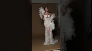 Behind the scenes with this beautiful Oriola Marashi in our bridal dress Tik Tok  Sisters G #shorts