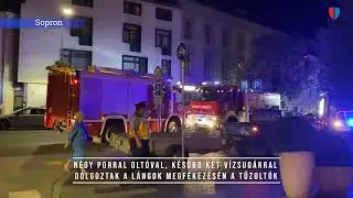 Tűz volt egy soproni szállodában csütörtök hajnalban