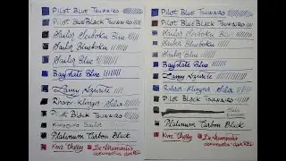 Test de resistencia tintas pigmentadas Pilot Tsuwairo 強色  (y II)