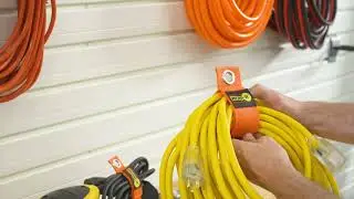 Heavy Duty Wrap-It Storage Straps - Blaze Orange