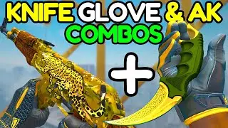 BEST Budget KNIFE GLOVE & AK COMBOS in CS2 (CHEAP COMBOS 2024)
