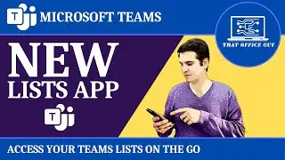 How to use NEW Microsoft Lists iOS app | Microsoft Teams Tutorial
