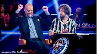 Str&aring;lande resultat i Heta stolen f&ouml;r Fritte Fritzon och Nisse Hallberg i Postkodmiljon&auml;ren