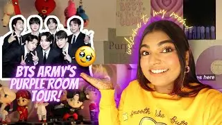 Indian BTS ARMY’s purple ROOM TOUR !! 💜✨