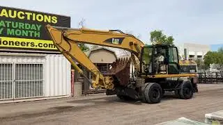 Caterpillar M 322C Wheeled Excavator For Virtual Auction April 13th, 2024
