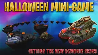 TANKI ONLINE - FINISHING HALLOWEEN MINI - GAME | GETTING DEMONIC SKINS