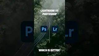 Lightroom против Photoshop? #фотография #lightroom #photoshop #шорты #youtubeshorts
