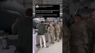 JD Vance Serves Beer to our Troops in Germany 🇺🇸🍺