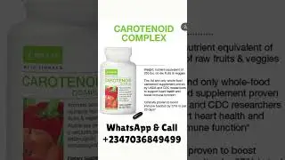What is the function of NeoLife carotenoid complex? GNLD NEOLIFE CAROTENIOD COMPLEX PRODUCT REVIEW!