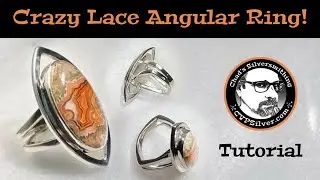 Make an Angular Crazy Lace Agate Ring: A Silversmithing Tutorial