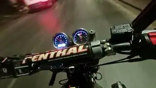 Pune Royal Enfield Continental GT 650 Late Night Ride to Sahakar Nagar 