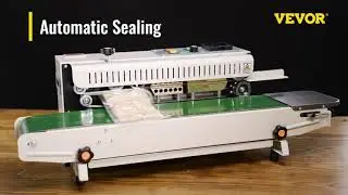 VEVOR Continuous Bag Band Sealing Machine🍞 - FR900K with Printing Function