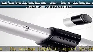 Champkey PRO Golf Travel Bag Support System - Hexagon Anti-Impact Support Cover and Aluminum Alloy