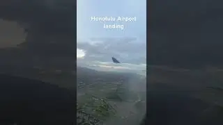 Landing 🛬 at Honolulu Airport Delta Airlines #hawaii #deltaairlines #honoluluairport