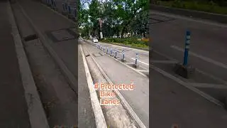 YES to PROTECTED Bike Lanes #cycling #bike #mtb #viral #video #youtubeshorts #protection #bikelanes