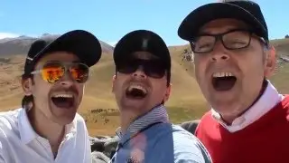 Kozlevčar Family Trio singing Gospel on Castle Hills in New Zealand