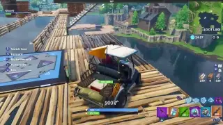 CRAZY GOLF CART COURSE - FORTNITE BATTLE ROYALE PLAYGROUND MODE