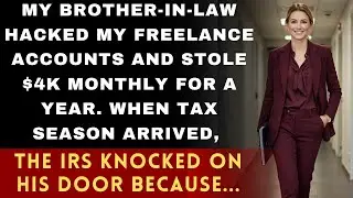 Brother-in-law stole my $4K monthly freelance income. When tax season came...