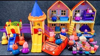 9 Minutes SatisFying with Unboxing Peppa Pig's slide playground Set Review Compilation ASMR