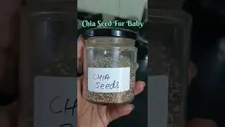 Chia Seed For Baby / Papaya Chia Puree / 6 Month Baby Food #shorts #babyfood #viral #trending