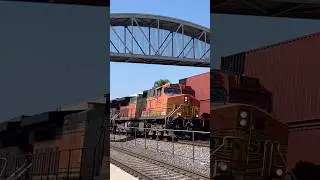 BNSF #5194 passes Norwalk/Santa Fe Springs Station with a Canadian Pacific trailing 2nd! #train #yes
