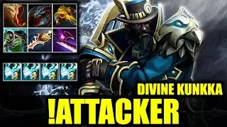 🔥 DIVINE KUNKKA - !Attacker - DOTA 2 Pro Game Highlights