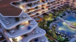 The Waves residential building in Santa Eulalia, #Ibiza by DNA Barcelona Architects