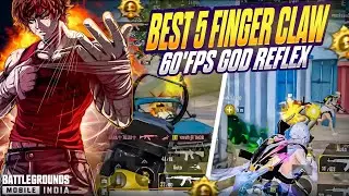 BGMI 1v4: 5-Finger Claw is a Cheat Code! 💀⚡The Ultimate 60FPS God Reflex Guide