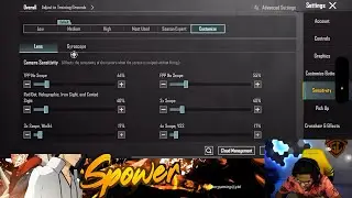 SPower Gaming наконец раскрыла свою чувствительность и управление🔥 | Лучшая чувствительность сред...