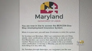 Issues With Maryland's New Unemployment Site Appear To Be Fixed, Officials Say