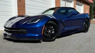(C104641) 2018 Chevrolet Corvette convertible stingray 15,000 miles rare production car
