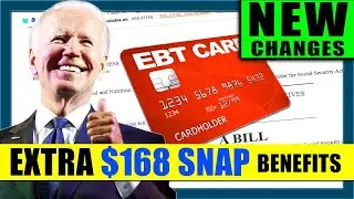 EBT UPDATE: EXTRA $168 SNAP INCREASES for SENIORS, SSDI + Double Food Benefits for Low Income