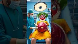 🧡 Evolution of Baby: Pregnant red cabbage with doctor in hospital 👶 8 #cat #cute #love #shorts