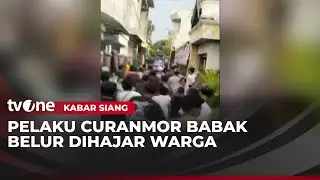 Segerombol Warga Kejar Pelaku Curanmor saat Diamankan Polisi | Kabar Siang