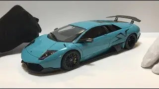 Turquoise Rage: Autoart 1/18 Lamborghini Murcielago LP670 4 SV
