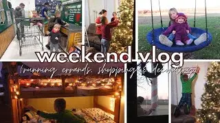 WEEKEND VLOG (running errands, shopping, decorating & more)